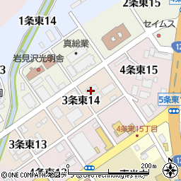 日産部品北海道販売岩見沢店周辺の地図