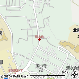 清水町周辺の地図
