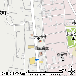 市営梅ケ枝住宅周辺の地図