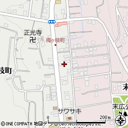 北海道小樽市梅ケ枝町23周辺の地図