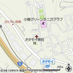 北海道小樽市オタモイ1丁目10-7周辺の地図