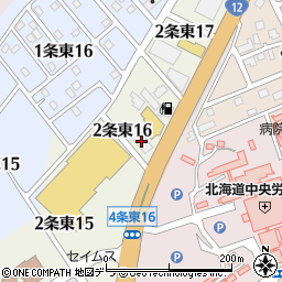 トヨタモビリティパーツ岩見沢営業所周辺の地図