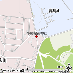 小樽稲荷神社周辺の地図
