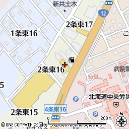 日産プリンス札幌岩見沢支店周辺の地図