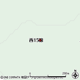 北海道士幌町（河東郡）上音更（西１５線）周辺の地図