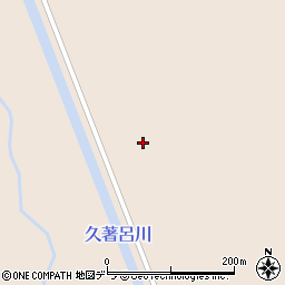 北海道鶴居村（阿寒郡）久著呂周辺の地図
