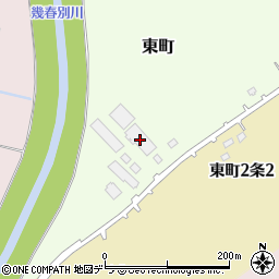 丸井石尾選果場周辺の地図