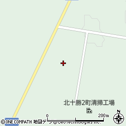 上士幌町役場　下水道管理センター周辺の地図