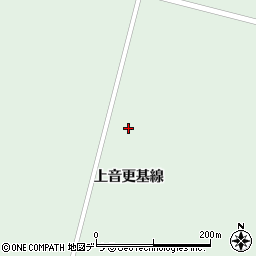 北海道士幌町（河東郡）上音更（基線）周辺の地図
