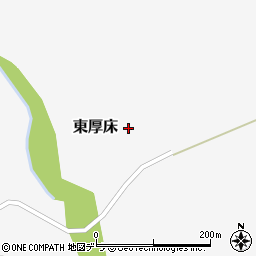 北海道根室市東厚床64周辺の地図