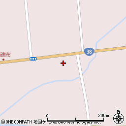 北海道富良野市西達布2197-3周辺の地図