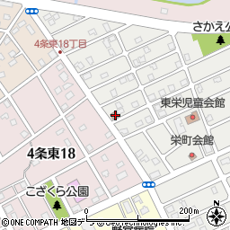 岩見沢栄町郵便局 ＡＴＭ周辺の地図
