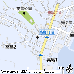 小樽高島郵便局周辺の地図