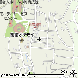 北海道小樽市オタモイ1丁目21周辺の地図