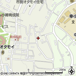 北海道小樽市オタモイ1丁目24-24周辺の地図