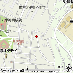 北海道小樽市オタモイ1丁目24周辺の地図