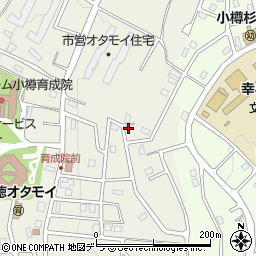 北海道小樽市オタモイ1丁目24-16周辺の地図