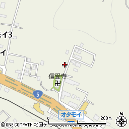 北海道小樽市オタモイ1丁目6-6周辺の地図