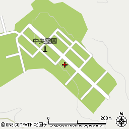北海道中央霊園ペット合同墓　ソメイル・エテルネル周辺の地図
