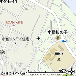 北海道小樽市オタモイ1丁目36-40周辺の地図