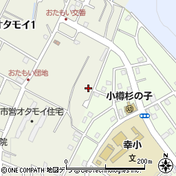 北海道小樽市オタモイ1丁目36-35周辺の地図