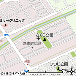 北海道岩見沢市東町１条8丁目周辺の地図
