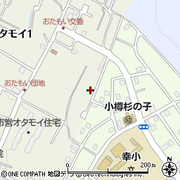 北海道小樽市オタモイ1丁目36-32周辺の地図