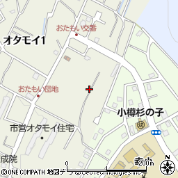 北海道小樽市オタモイ1丁目36周辺の地図