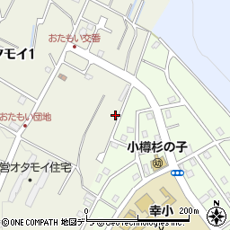 北海道小樽市オタモイ1丁目36-30周辺の地図