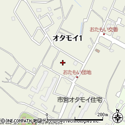 北海道小樽市オタモイ1丁目30周辺の地図