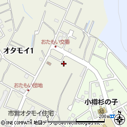 北海道小樽市オタモイ1丁目36-22周辺の地図