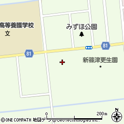 新篠津福祉会　新しのつ幸生園周辺の地図