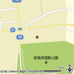 新篠津村・運動公園周辺の地図