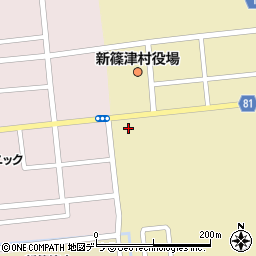 北海道信用金庫新篠津支店周辺の地図