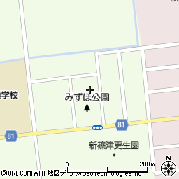 北海道石狩郡新篠津村みずほ周辺の地図