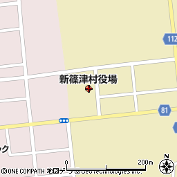 北海道石狩郡新篠津村周辺の地図