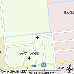 北海道石狩郡新篠津村第４５線周辺の地図