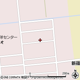北海道石狩郡新篠津村西の里周辺の地図