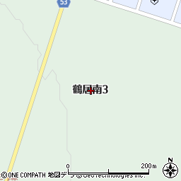 北海道阿寒郡鶴居村鶴居南3丁目周辺の地図