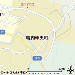 北海道三笠市幌内中央町周辺の地図