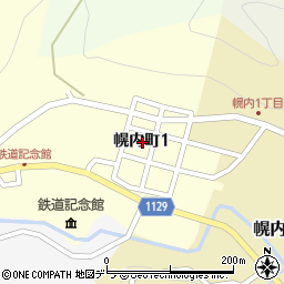 北海道三笠市幌内町1丁目周辺の地図