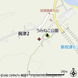 北海道小樽市祝津2丁目165周辺の地図