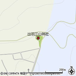 出羽三山神社周辺の地図