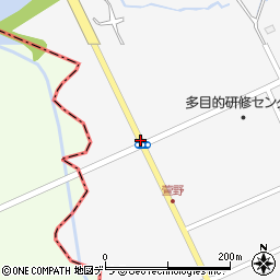 萱野周辺の地図