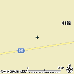 北海道釧路市阿寒町西徹別４１線13周辺の地図