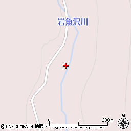 岩魚沢川周辺の地図