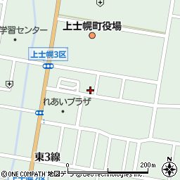 上士幌町役場　建設課周辺の地図