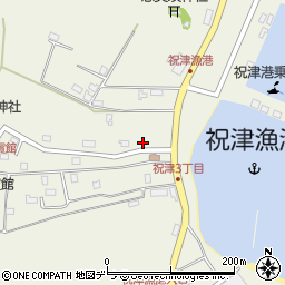 小樽商科大学　ヨット艇庫周辺の地図