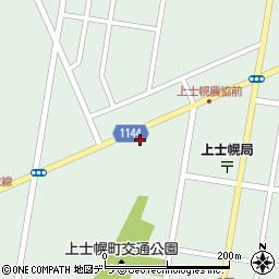 上士幌町農協生産資材店舗周辺の地図