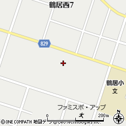 北海道阿寒郡鶴居村鶴居西周辺の地図